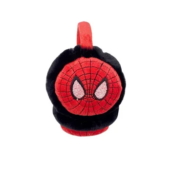 Mrazené Spider Man Mäkké Plyšové Ucho Teplejšie Zimné Teplé chrániče sluchu pre deti, chlapci dievčatá Roztomilý Earflap Vonkajšie Studenej Ochranu Sluchu Kryt