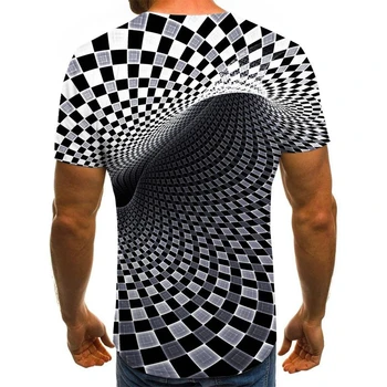 Trojrozmerný Grafický T-Shirt Bežné Stožiare, Topy 3D pánske T-Shirt Letné T-Shirt pánske O-Neck Tričko Plus Veľkosť Streetwear