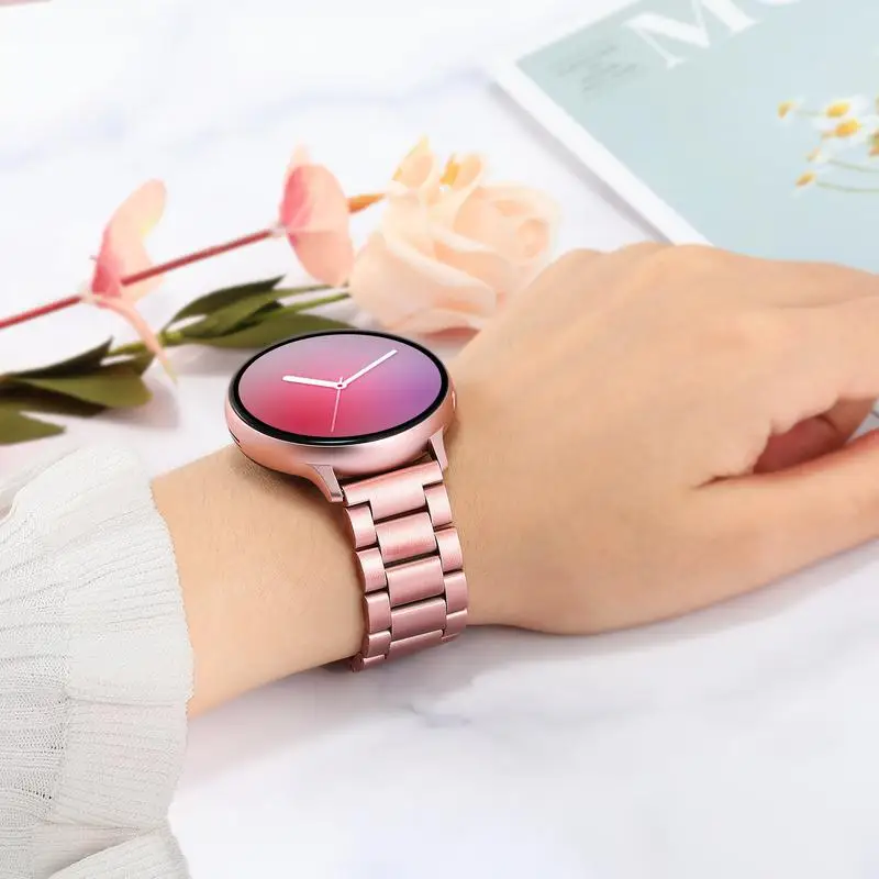 Samsung часы розовые