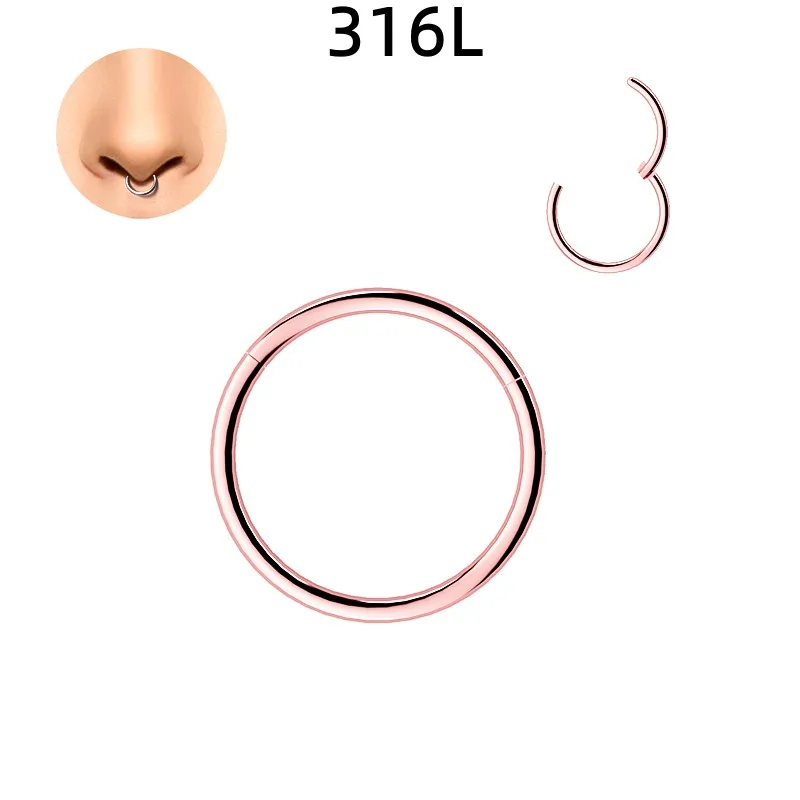 Objednávky Piercing šperkov G23 Titán Jednoduché Elektrolyticky Pokrývajú  Multi-farebné Bezšvíkové Nose Krúžok Náušnice Jazyka Krúžok > Módne Šperky  ~ Zoznamporadcov.sk