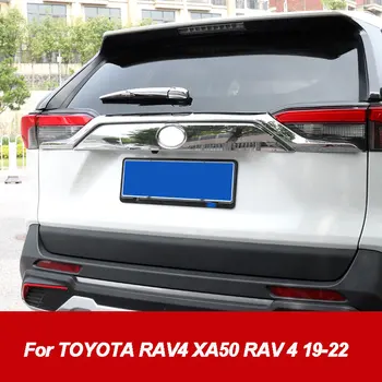 Pre Toyota Rav4 Rav 4 XA50 2019 - 2022 Uhlíkových Vlákien Vzor Zadné Veko Kufra zadných dverí Zadné Dvere Dekor Pásy Kryt Výbava Príslušenstvo