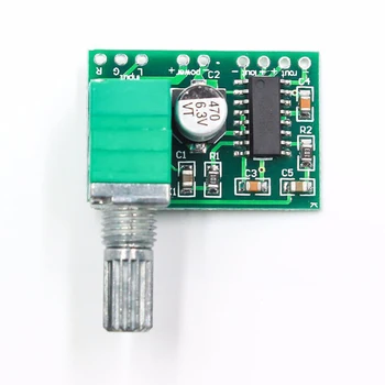 PAM8403 Mini 5V Audio Digitálny Zosilňovač Doska S vypínačom Potenciometer USB Powered Zosilňovač Nadšencov Modul 3x2W Vernosť