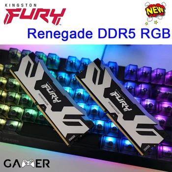 LGA 1700 Kingston FURY Renegade DDR5 RGB Modul 16GB 2pcsX16GB 6000MHz 6400MHz RAM D5 PC Desktop Doske HERNÉ Pamäť NOVÉ