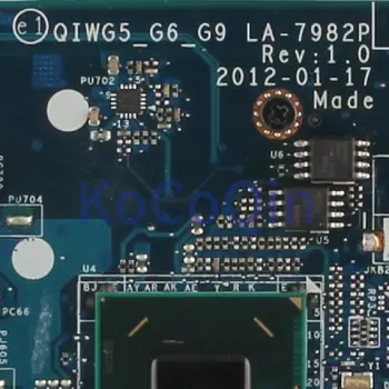 Pre LENOVO Ideapad G580 P580 Notebook Doske 11S90000119 Notebook Doske QIWG5_G6_G9 LA-7982P DDR3