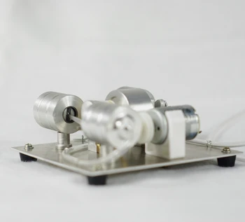 Parný Motor Model Môže Byť Upravený Generátor USB Nabíjanie Výtlak 1.4 ml Super Stirling Možné Prispôsobiť Vyučovanie Dary