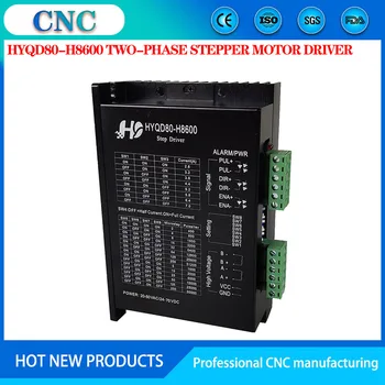 CNC HYQD80-H8600 34/86 dvoch fáz digitálnych stepper motor ovládač mach3 rytie stroj CNC systém stepper motor ovládač