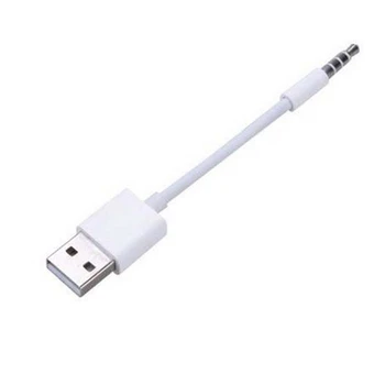 3,5 mm USB Dátový Riadok Pre Apple iPod Sync Nabíjanie Kábel Adaptéra Audio a Video USB na 3,5 mm Jack pre MP3, MP4 Prehrávač, Reproduktor