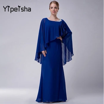 Yipeisha Šifón Kráľovská Matka Nevesty Šaty so Šatkou Prom Šaty Nové Prišla Matka Šaty Vestidos De Fiesta Hot Predaj