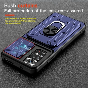KEYSION Shockproof Prípade Redmi Poznámka 11 Pro 5G 11S 11T 10S Fotoaparát Ochrany Kryt Telefónu pre Xiao POCO X4 Pro M4 GT X3 NFC