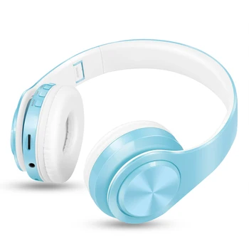 2021 Vianoce, Nový Rok, Darček Macaron Bezdrôtové Bluetooth Stereo Slúchadlá s hlavovým oblúkom Headset Podpora FM MP3 Mikrofón pre Mobilné Tablety