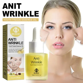 Anti Wrinkle Essence Olej Opravy Jemné Línie Tváre Hydratačné Spevnenie Výživným Rozjasnenie Tmavých Kruhov Pokožky, Anti-aging Sérum