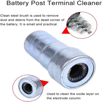 Univerzálny autobatérie Post Terminálu čistiacej Súpravy Drôtov Batérie Štetec Nástroj Nečistoty a Korózii Kefa Ručné Čistenie Náradia