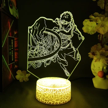 Kuroko no Basuke LED Anime Lampa Cool Darček k Narodeninám pre Basketbal Deti tvojich priateľov, Spálňa Nočný Stolík Nočného Tajga Kagami