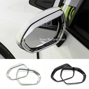 Pre Toyota Sienta-2019 Príslušenstvo ABS Chrome Auto Spätné zrkadlo blok dážď obočie Kryt Výbava Nálepky Auto styling 2ks