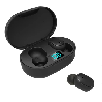 E6s Smart Digitálny Displej Bluetooth 5.0 Slúchadlá Bezdrôtová Mini HIFI Slúchadlá Stereo in-Ear Nepremokavé Športové Slúchadlá