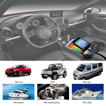 USB Nabíjačka do Auta Dual Socket 5V 2.1 / 1A Pre Volvo, BMW, Audi Benz Hyundai Chevrolet Citroen Honda, Toyota, Peugeot Auto-Nabíjačku