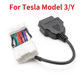Tesla 2021-2022 špeciálne elektroinštalácie postroj obd dvojité hlavu konverzný kábel pre tesla Model 3 Y auto kábel