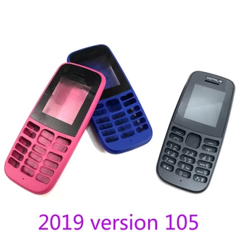 Bývanie Kryt Úplné Dokončenie Mobile Pre Nokia 105 2019 verzia 2017 105 RM-1133 RM-1134 1050 RM-1120 prípade Tlačidlá Späť Batérie