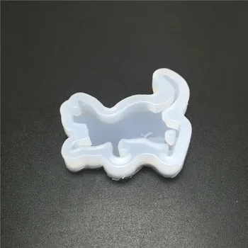 Zviera mačka tvar silikónové formy DIY cake decoration nástroj crystal kvapka lepidla, takže nástroj ručné remeselné živice plesní