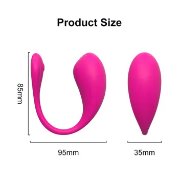 Kvalita Aplikáciu Bluetooth Vibrátor Láska Vajcia Bezdrôtový Sexuálne Hračky Pre Ženy Silikónové Vodotesnými G Mieste Masáž Ženský Orgazmus