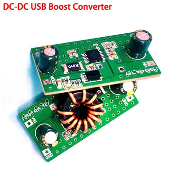 DC-DC Vysoký Výkon USB Boost Converter, 3.7 V, 5V 12V Krok, 5V 12V 20V 2A Lítiová batéria Mobile Power Supply Nabíjací Modul Doska