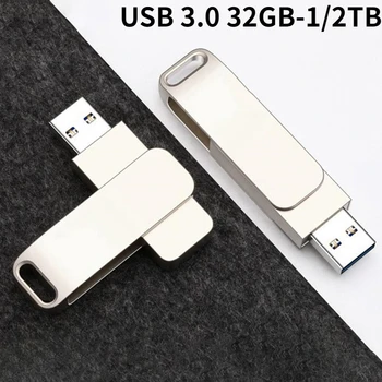Obdĺžnik Mini USB 3.0 Flash Disk 32GB-1/2TB Kovové vysokorýchlostné Dátové Pamäť Stick U Diskov Údaje Rozšírenie Kapacity Divice
