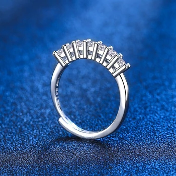 Čistého Striebra 925 Zásnubné Prstene Pre Ženy, Ženy Zirconia Crystal Prst Prsteň Nastaviteľné Bague Femme Svadobné Šperky Bijoux Darček