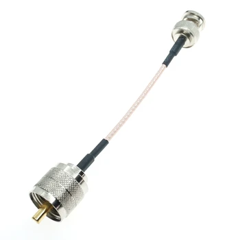 BNC Male na UHF Muž PL259 PL-259 Konektor Jumper Pigtail FPV RG316 Kábel