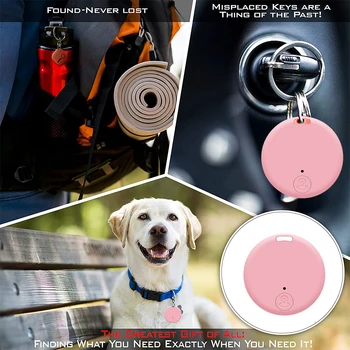GPS Anti-stratil Alarm Mini Bezdrôtové Bluetooth-Kompatibilné 5.0 Tracker Auto Pet Dieťa Staršie Vrecka Peňaženku Key Finder Locator Alarm