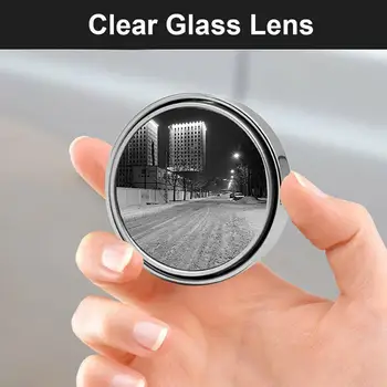 360-stupňové Otáčanie Kolo Blind Spot Zrkadlo Auta Zozadu Cúvaní Pomocné Zrkadlo Veľké Vízie Pre Interiér Externé