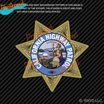 Kalifornia Highway Patrol Tesnenie Nálepky Odtlačkový Self Adhesive Vinyl CHP Čip, Auto Nálepky, Obtisky Dekorácie KK-všetky Veľkosti Nepremokavé