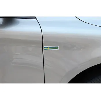 1 Pár 3D Kovov Švédsko Vlajka Auto Nálepky Zdobia Nálepky Znak, Odznak Pre Autá