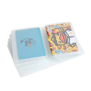 5 x 6Page 24Card Plastové Peňaženky Vložka Pre Bifold Business Kreditnej Karty Drží