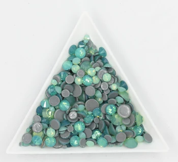 Všetky Veľkosti Modrá/Zelená/Biela/Ružová Opal Crystal rýchlu Opravu Drahokamu dekorácie Flatback Nail art Glass Rýchla oprava Kamienkami na Odev