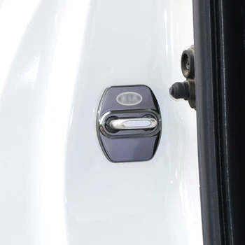 4Pcs/Set Auto Door Lock Cover Interiér Dekorácie Doplnky Pre Kia K4 KX3 Soul, Sorento Prime Carens poslednou časťou (reprezentujúcou rondo Optima Sportage(QL)