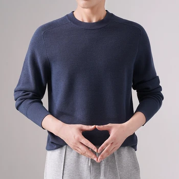 Hrubý sveter vlna pánske zimné oblečenie, luxusné muži móda svetre pulóver oblečenie kórejský biela pulóver jumper muž pletené o