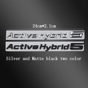Auto 3D Active hybrid 1 2 3 4 5 6 7 batožinového priestoru Chrome Písmená, Logá Odznak Znak Obtlačky Nálepka Pre BMW 1 3 4 5 6 7 Series Príslušenstvo