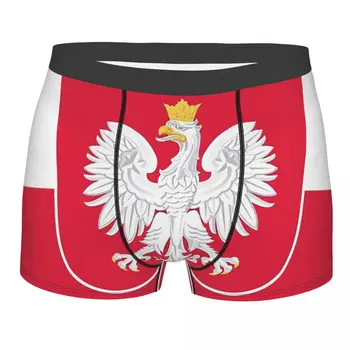 Štátna Vlajka Poľský Bavlnené Spodky, Nohavičky Muž Bielizeň Vetrať, Boxer Nohavičky Šortky