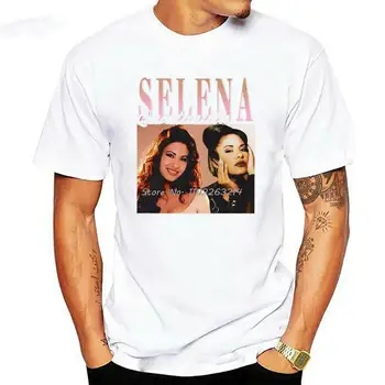 Mens T-shirt Selena Quintanilla Vintage 90. ROKOV Tričko Unisex Bavlna Nadrozmerné Streetwear Harajuku