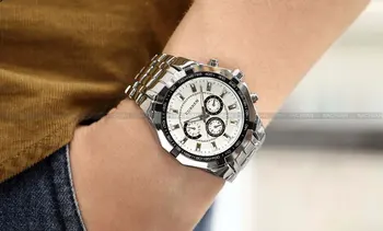 2018 Nové Hodinky CURREN Mužov Top Luxusné Značky Hot Dizajn Vojenské Športové Náramkové hodinky Mužov Digitálne Quartz Mužov Plné Oceľové Hodinky