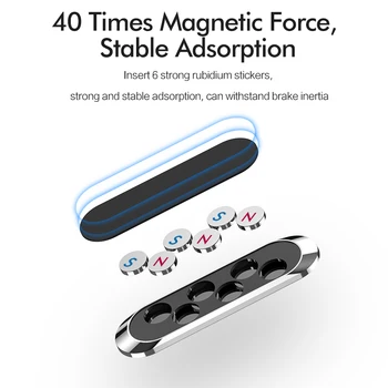 Univerzálny Mini Pás Tvar Magnetického Auto Držiaka Telefónu, Pre iPhone Smartphone Magnetom Kovovú Stenu Mount Auto Držiak Na Telefón do Auta